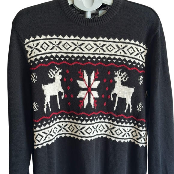 Dockers Other - Dockers Black and White Festive Sweater,Reindeer design,Christmas,Holiday
